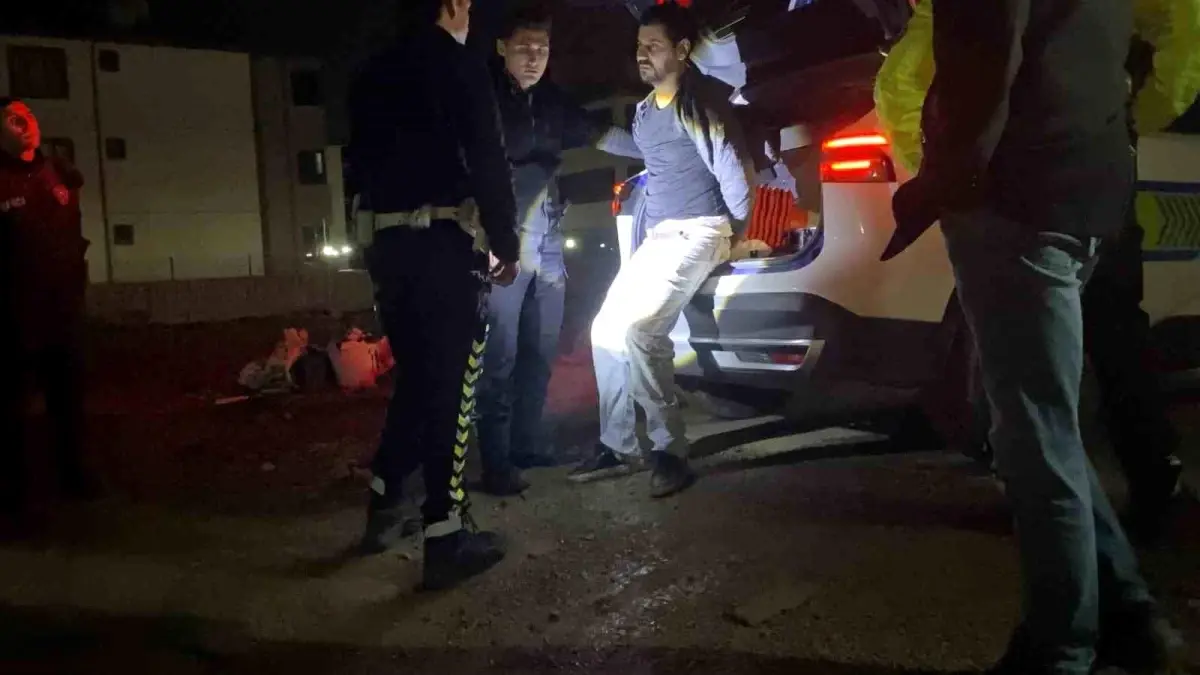 İnegöl’de Kaçan Sürücü İnşaat Alanında Yakalandı