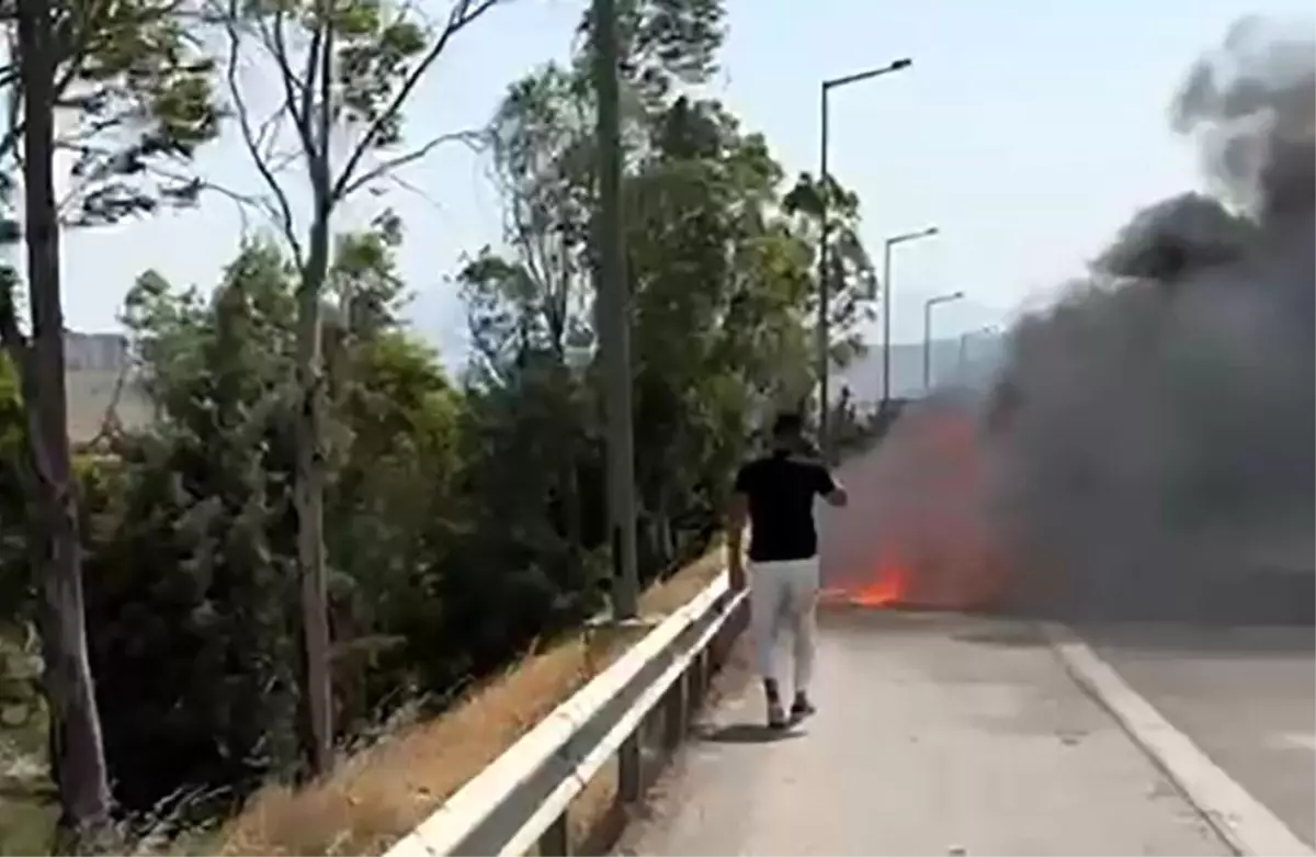 Porsche Yangını Canını Tehlikeye Attı