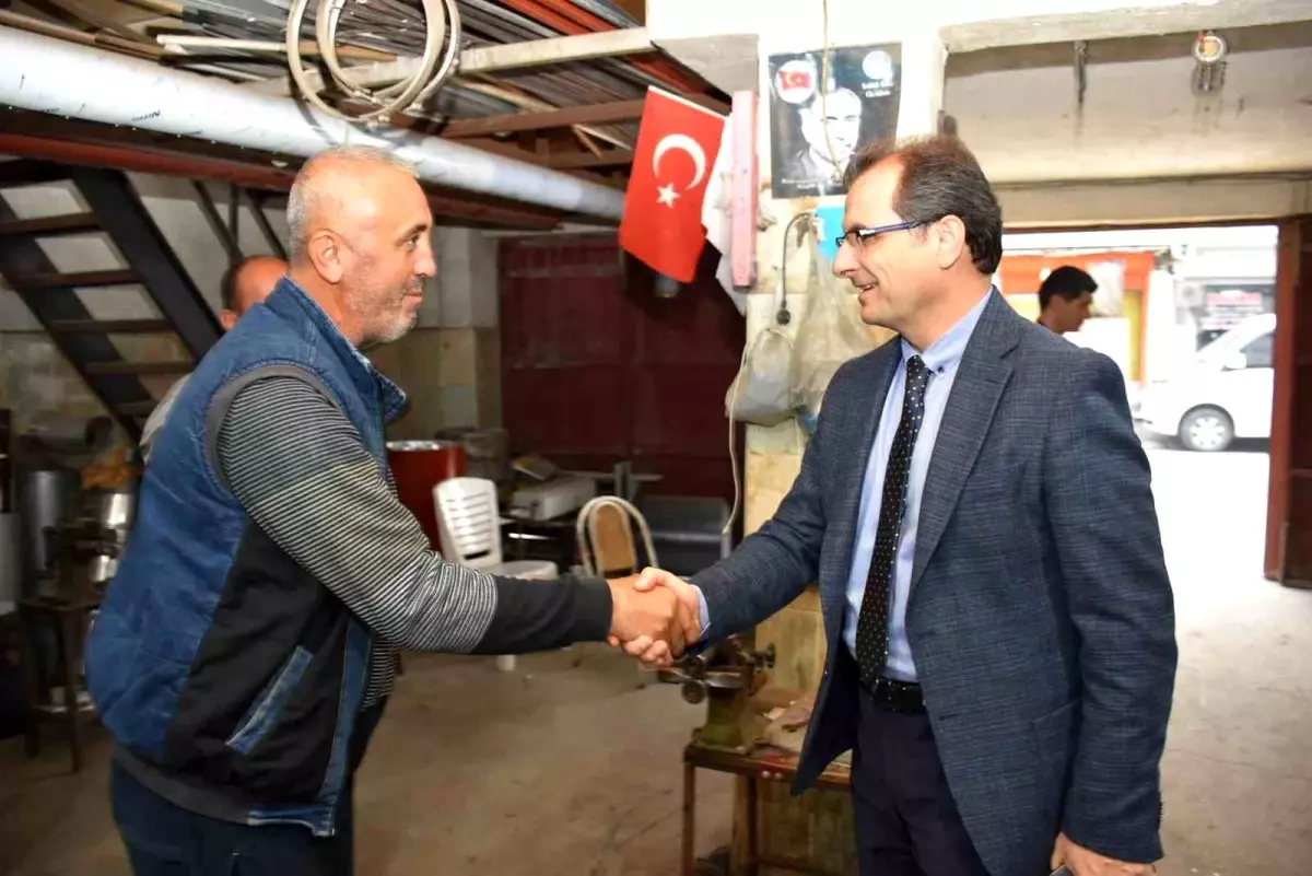 Kaymakam Güldoğan, Salihli Sanayi Esnafını Yerinde Dinledi ve Destek Verdi