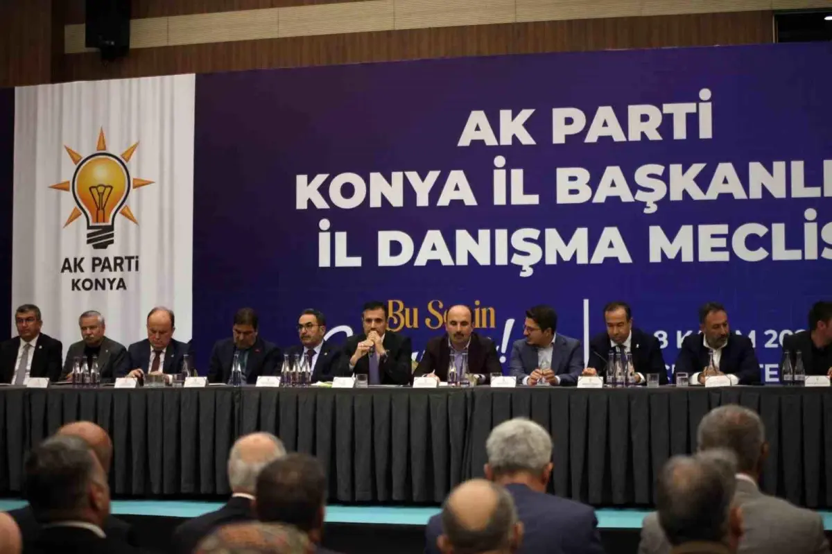 AK Parti Konya İl Danışma Meclisi’nde 31 İlçede Seferberlik ve 5 Milyar TL’lik Kentsel Dönüşüm Projesi