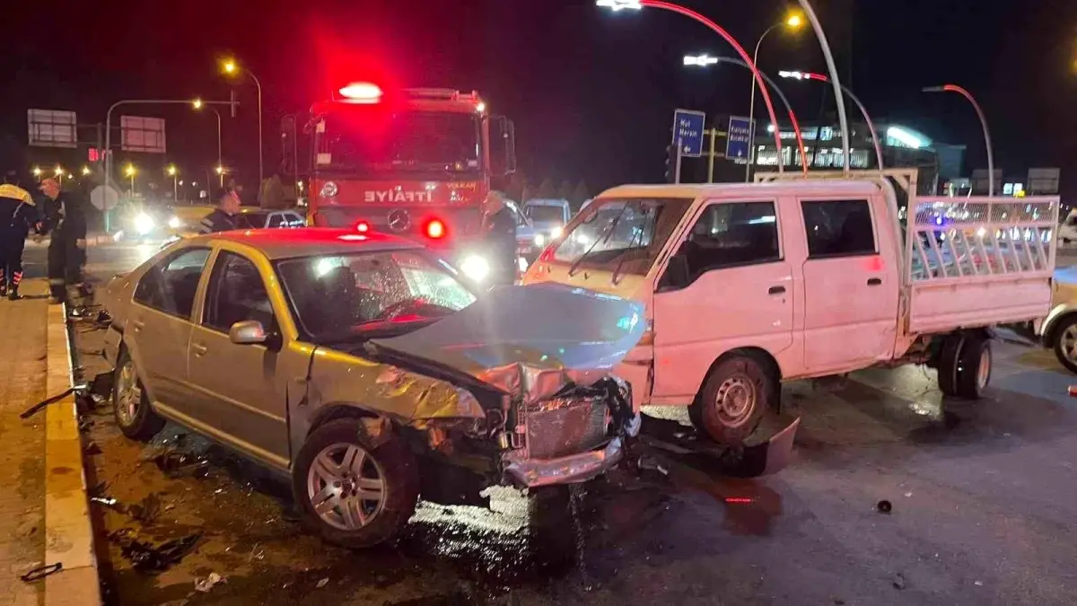 Karaman’da Trafik Kazası: 1 Yaralı