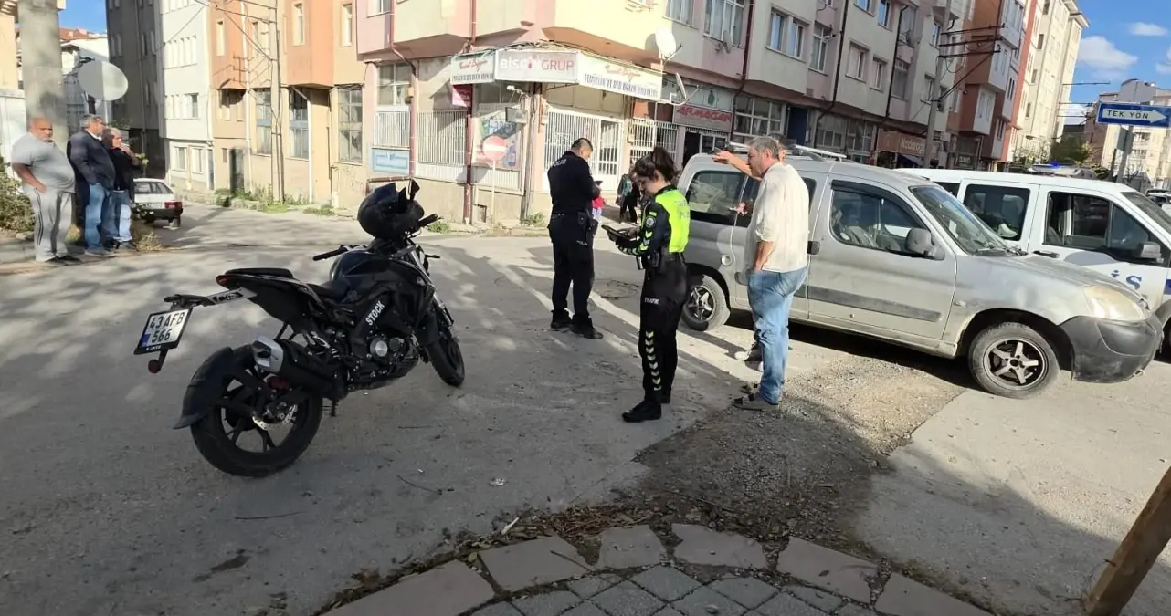 Kütahya’da Trafik Kazası: 1 Yaralı