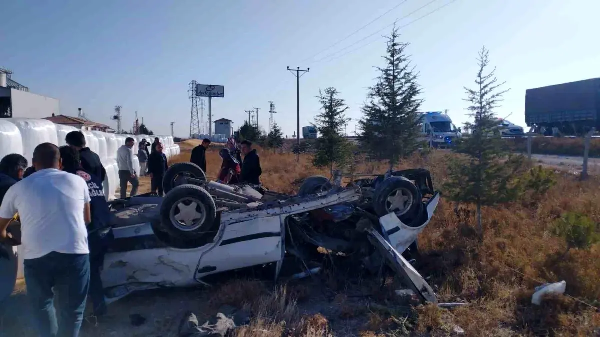 Konya’da Şok Trafik Kazası: 1 Ölü, 1 Yaralı