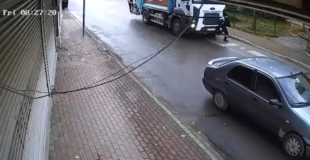 Kocaeli’de Çöp Kamyonu İşçiyi Ezdi: Güvenlik Kamerası Görüntüleri Ortaya Çıktı
