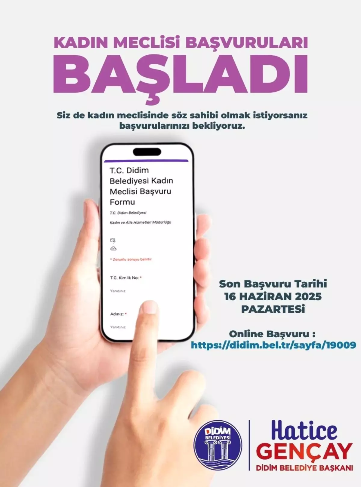 Didim’de Kadın Meclisi Kuruluyor