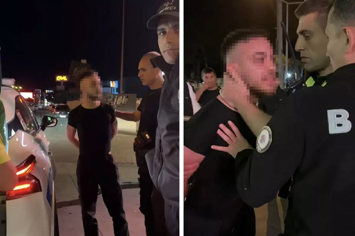 Efeler’de Alkollü Sürücü Polise Direndi, Arkadaşlarını Çağırdı