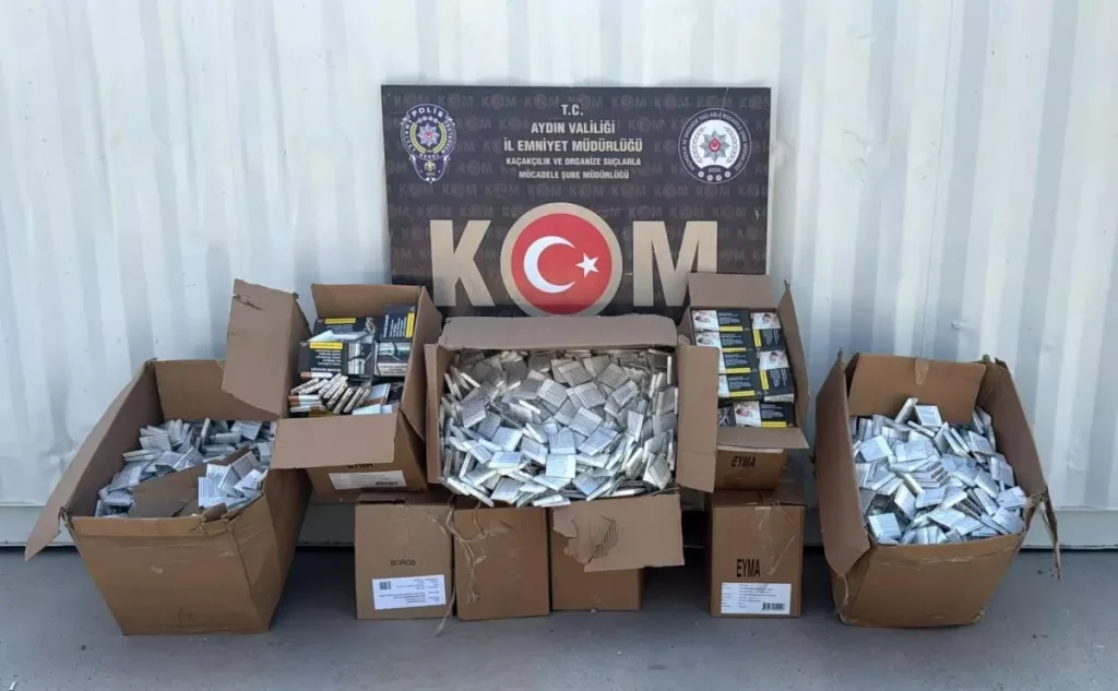 Aydın’da Kaçakçılık Operasyonu: 101 Bin Makaron Ele Geçirildi