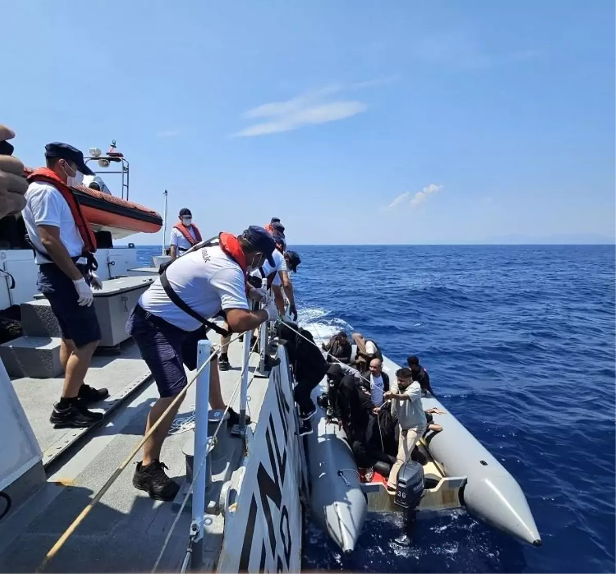 Aydın’da 18 Düzensiz Göçmen Kurtarıldı