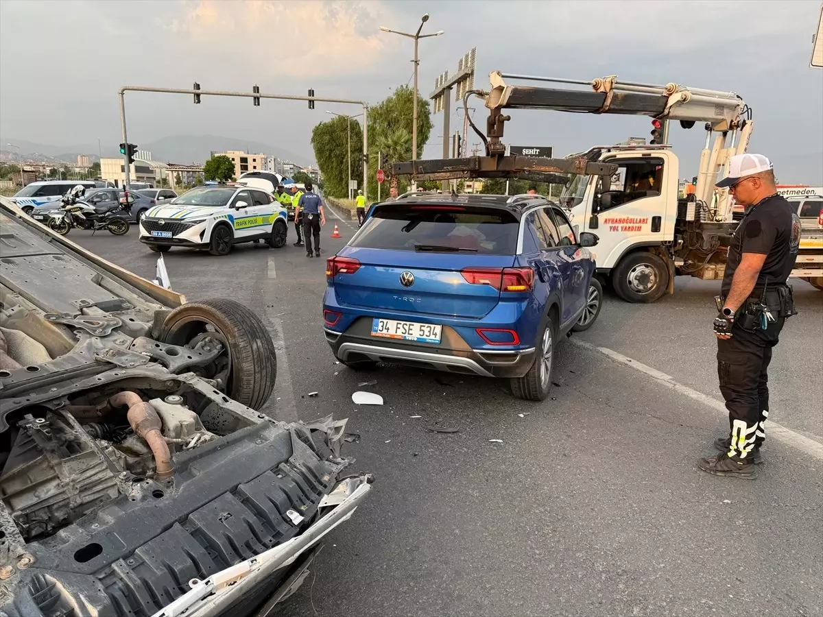 Trafik Kazası KGYS Kameralarına Takıldı