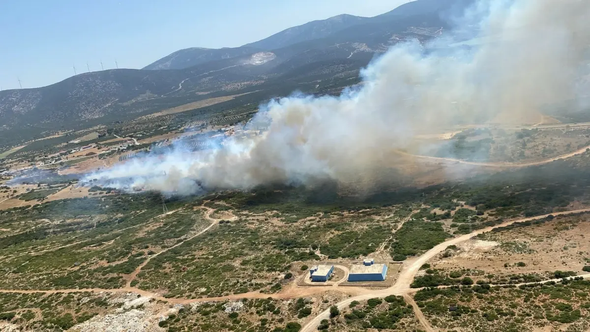 Didim’deki Maki Yangını Kontrol Altına Alındı