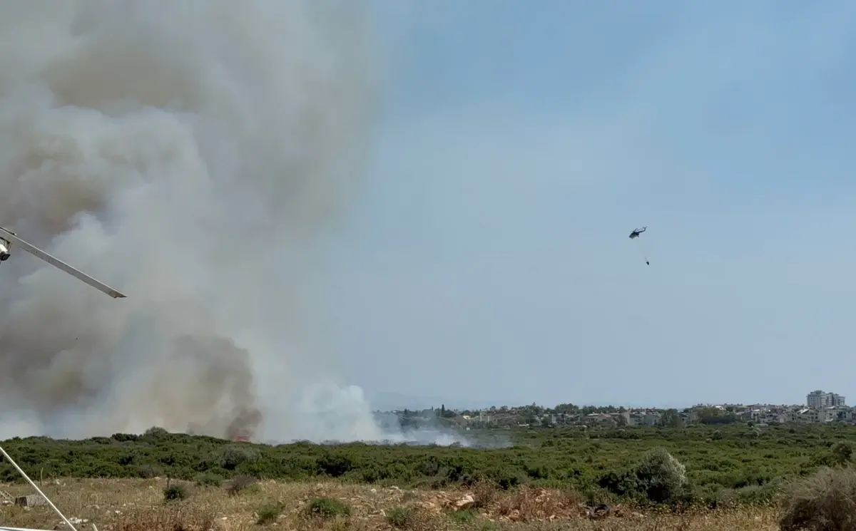 Aydın’ın Didim İlçesinde Maki Yangınları Kontrol Altında