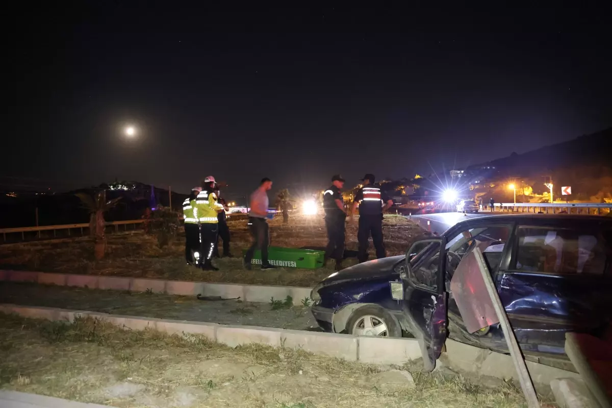 Trafik Kazasında 2 Kişi Hayatını Kaybetti