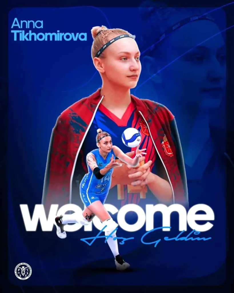 Aydın Büyükşehir Belediyespor, Rus smaçör Anna Tikhomirova’yı Transfer Etti