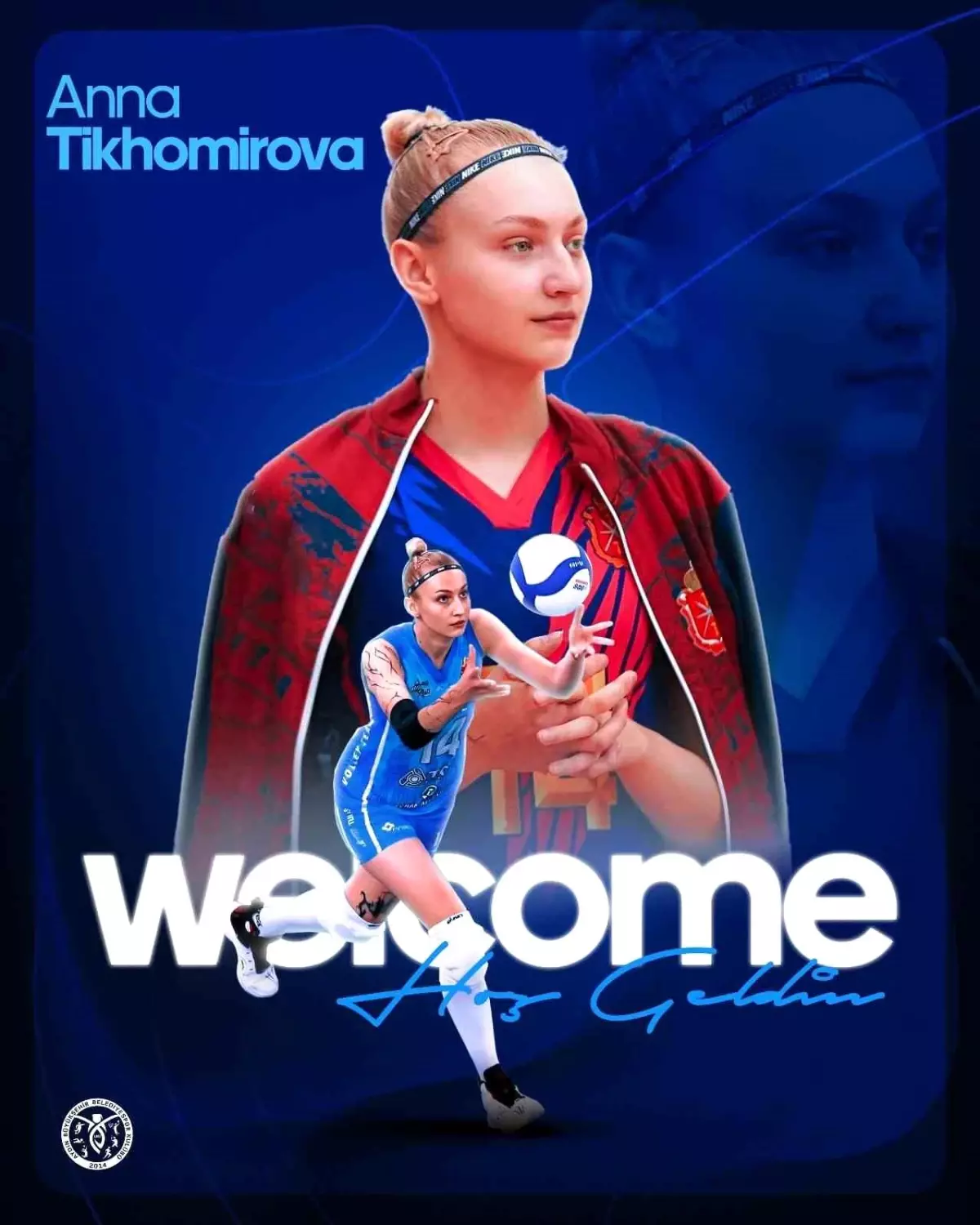 Aydın Büyükşehir Belediyespor, Rus smaçör Anna Tikhomirova’yı Transfer Etti