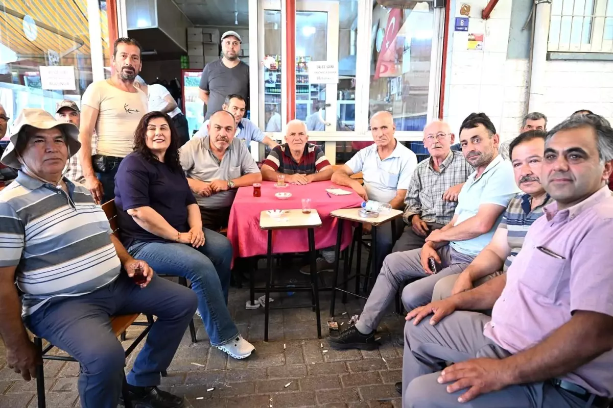 Başkan Çerçioğlu Salı Pazarı’nda Vatandaşlarla Buluştu