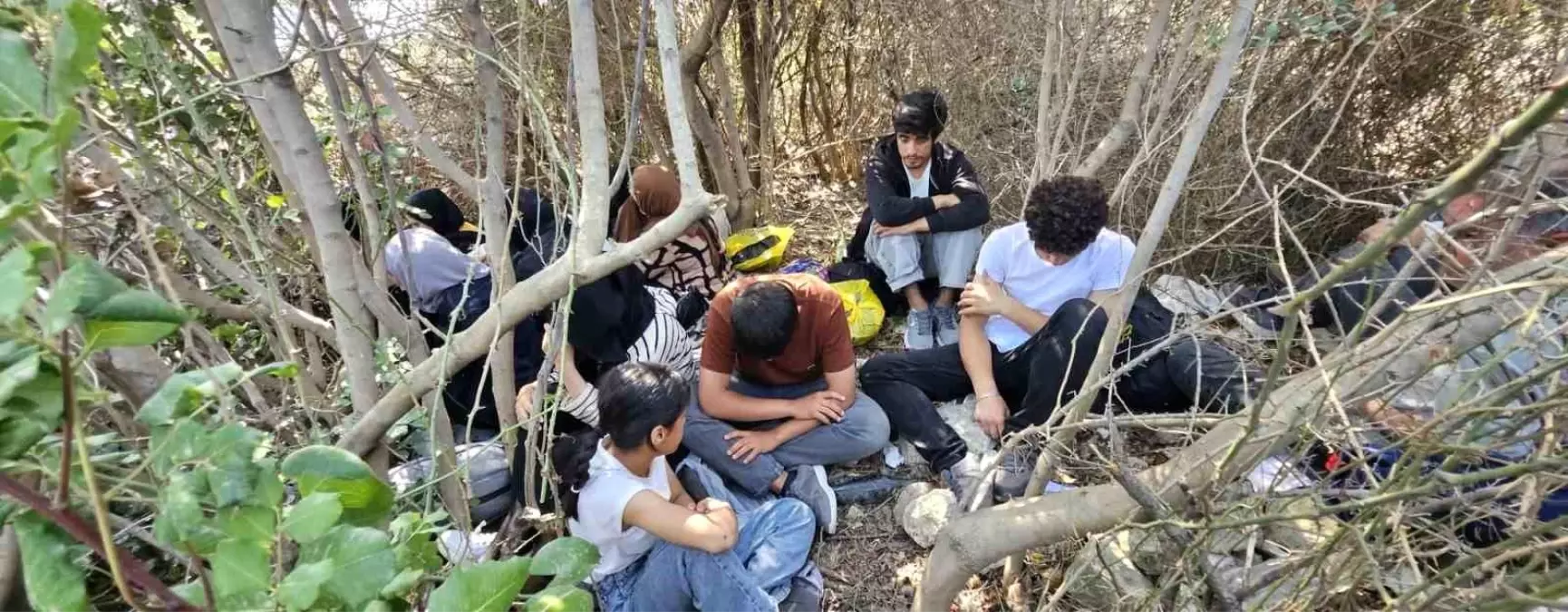 Makilik Alanda Düzensiz Göçmen Yakalandı