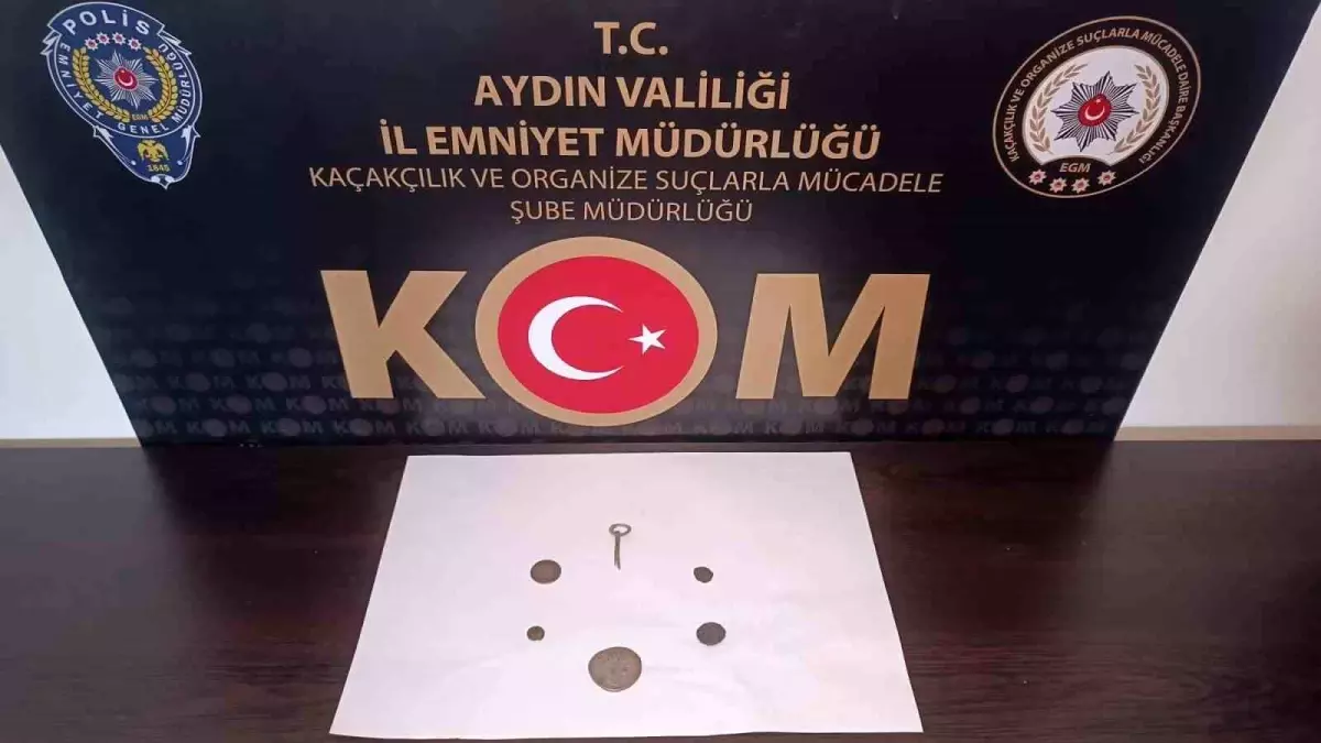 Tarihi Eser Kaçakçılığı Operasyonu: 5 Adet Para Ele Geçirildi