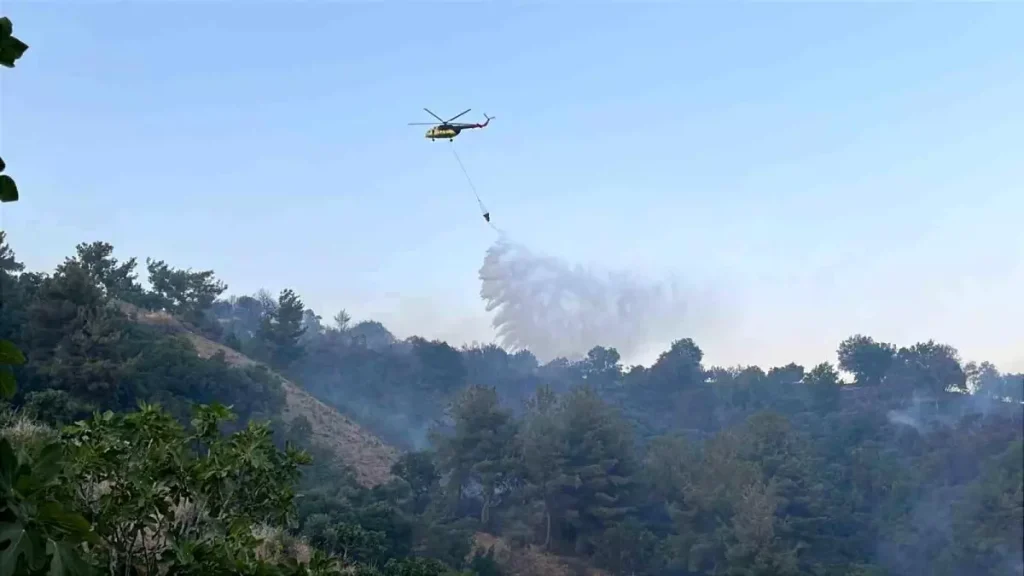 Yangın Kontrol Altına Alınmaya Başlandı