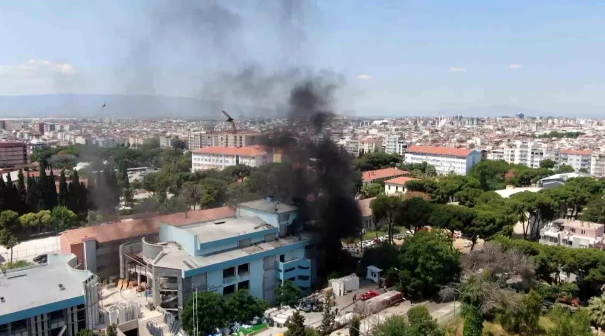 Aydın’da Kültür Merkezi Yangını
