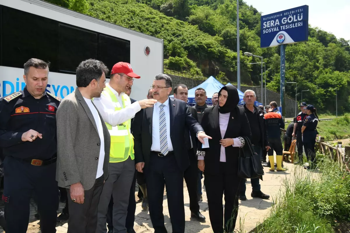 Trabzon’da Sel Felaketinin Ardından Temizlik Çalışmaları