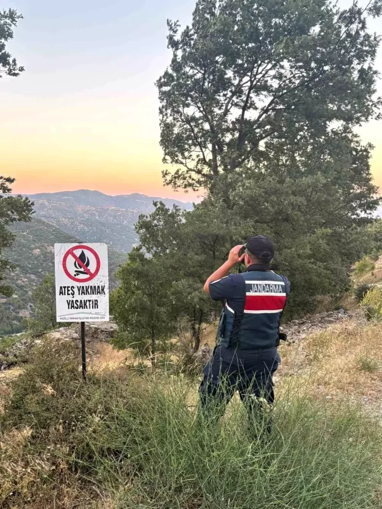 Jandarma Orman Yangınlarına Karşı Keşifde
