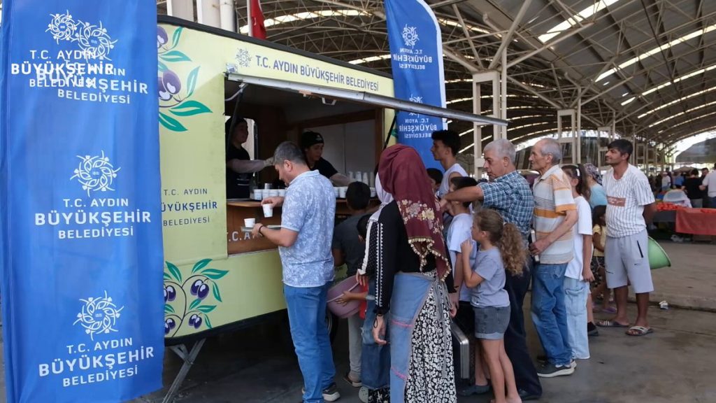 Aydın’da Yazın Serinleten Uygulaması