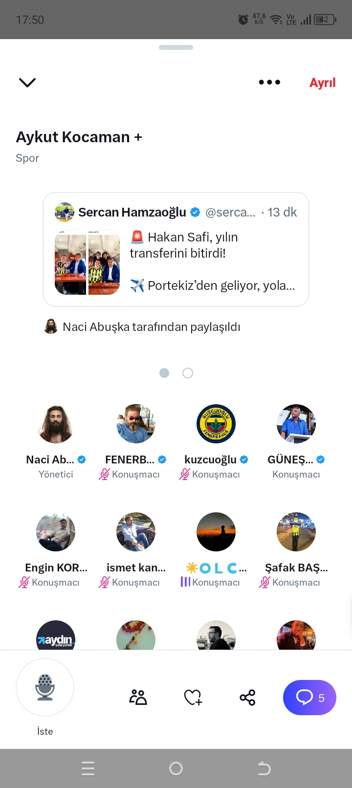 Fenerbahçe’de Mourinho Sonrası Teknik Direktörlük Tartışması: Naci Abuşka’nın Moderatörlüğünde X’te Gündem