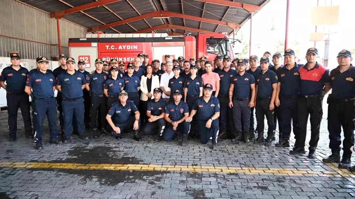 Aydın’da İtfaiye Ekipleri Yangınlara Karşı Mücadelede