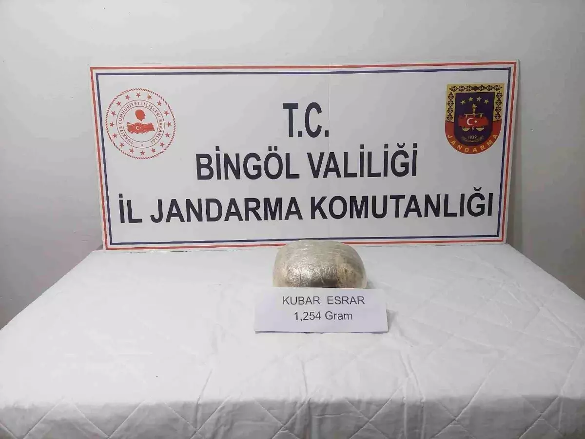 **Bingöl’de 1 Kilo Esrar Ele Geçirildi**