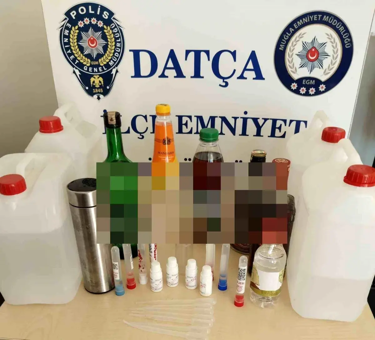 **Datça’da Kaçak Alkol Operasyonu**