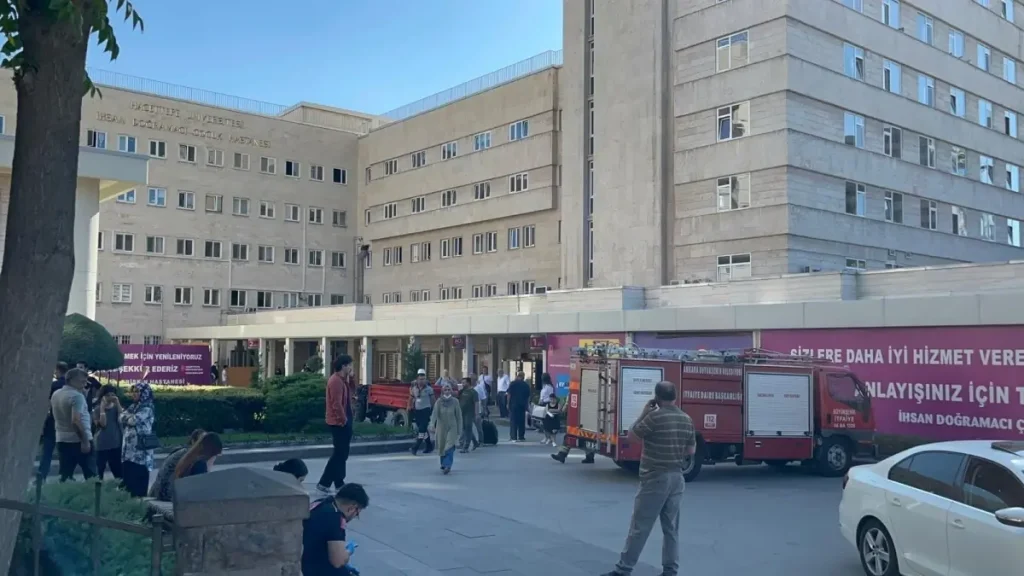 Hacettepe Hastanesi’nde Yangın Paniği