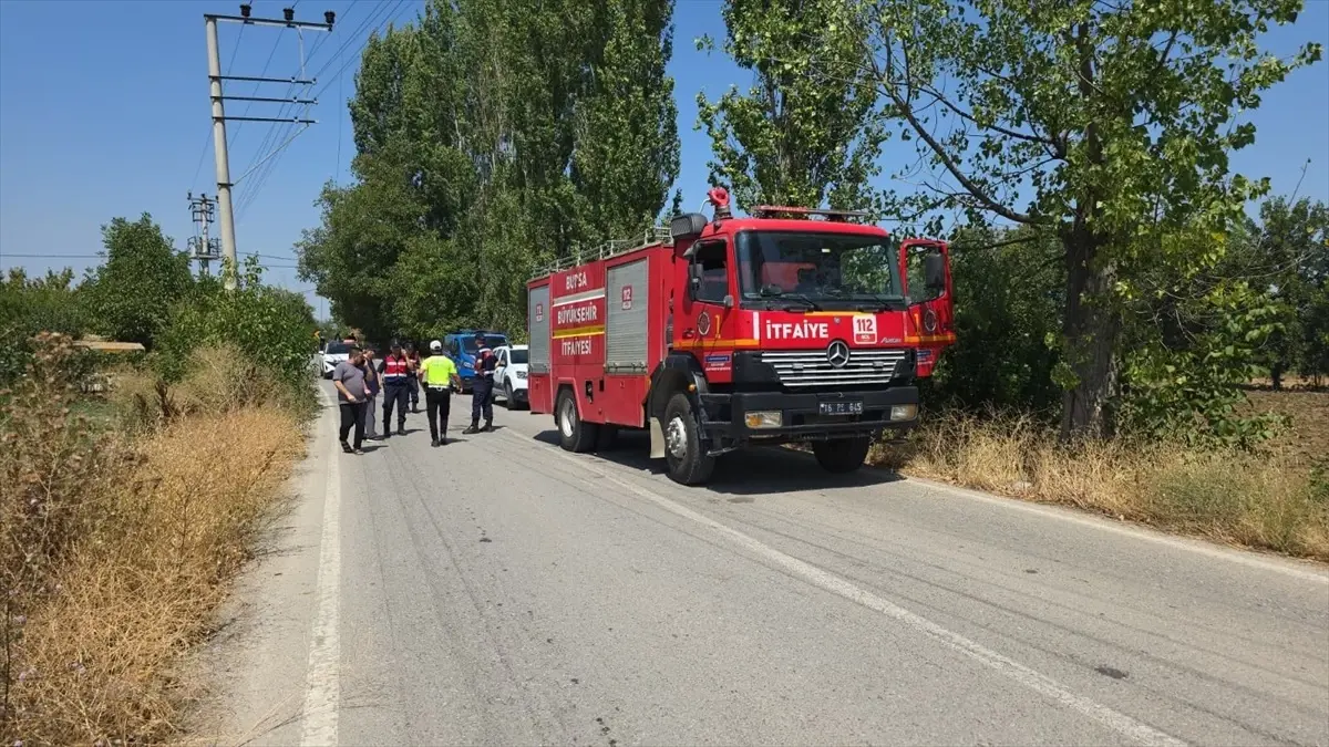 Ticari Araç Aydınlatma Direğine Çarptı: 1 Yaralı