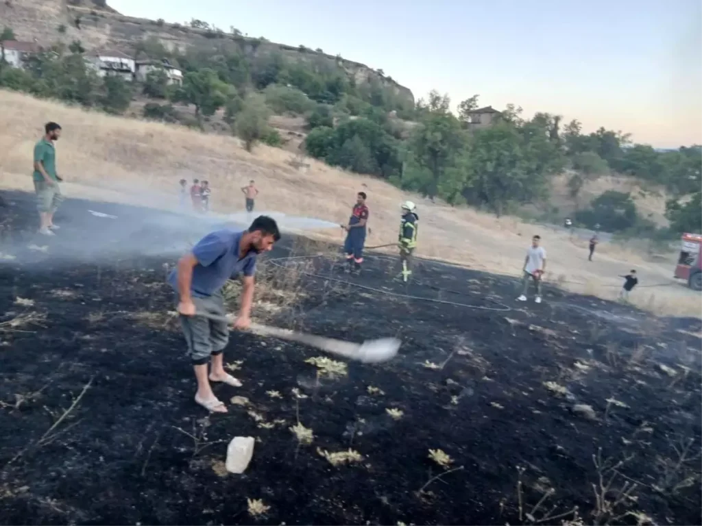 Karabük’te Otluk Alan Yangını Kontrol Altına Alındı