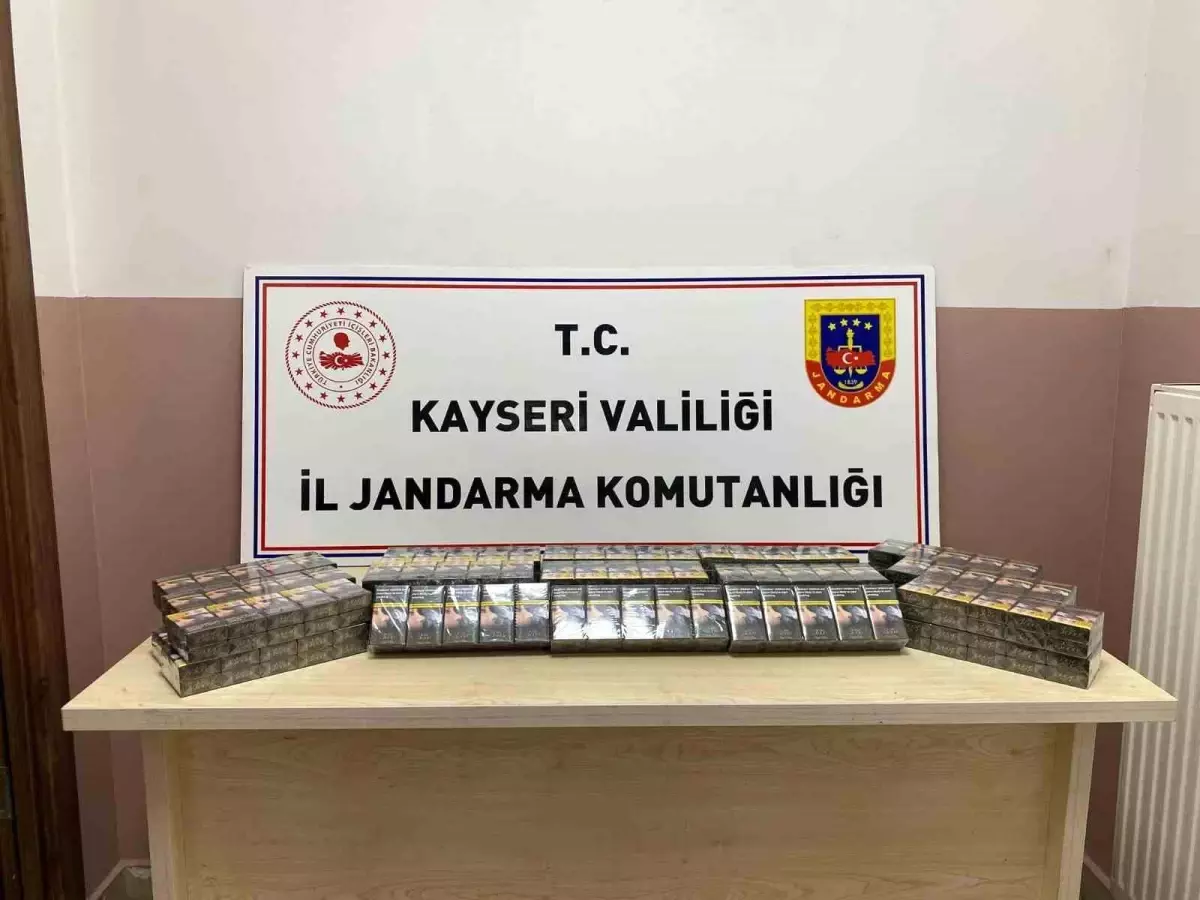 **Kayseri’de Kaçak Sigara Operasyonu: 770 Paket Ele Geçirildi**