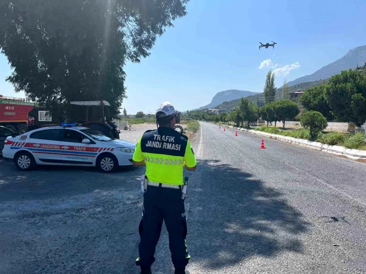 Trafik Denetimlerinde Kural Tanımaz Sürücüler Havadan Yakalandı