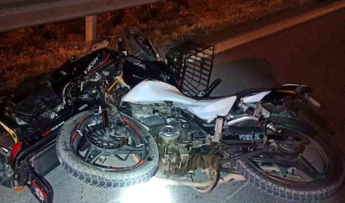 Samsun’da Motosiklet ve Elektrikli Bisiklet Çarpıştı