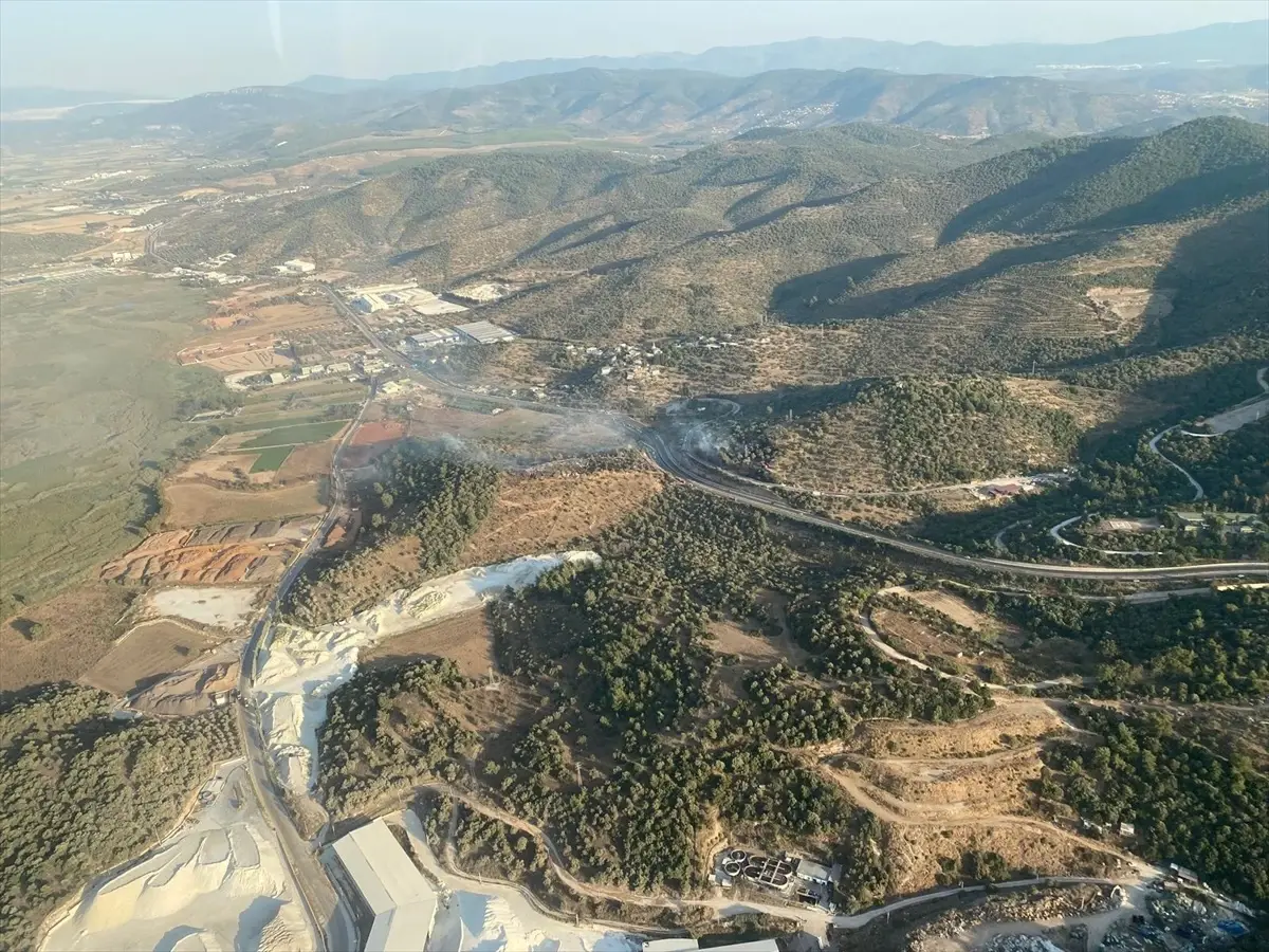 Muğla’da Ziraat Alanında Çıkan Yangın Kontrol Altına Alındı
