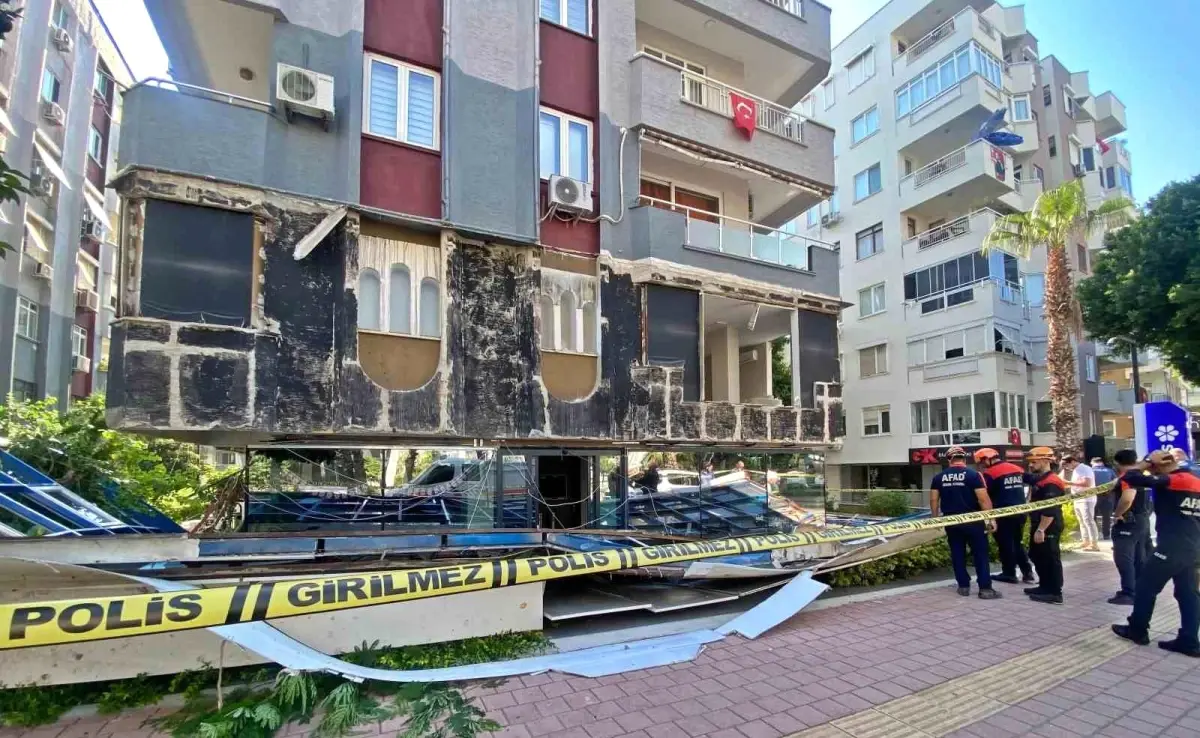 **Antalya’da Laboratuvar Dış Cephe Kaplaması Çökmesi**