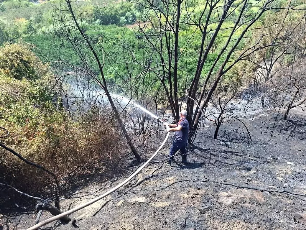 Hatay’da Bahçe Yangını Ekipler Tarafından Kontrol Altına Alındı