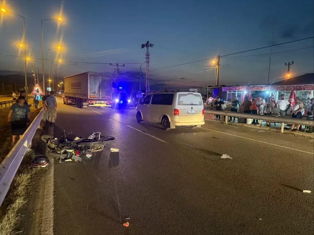 Samsun’da Motosiklet Kazası: 2 Kişi Yaralandı