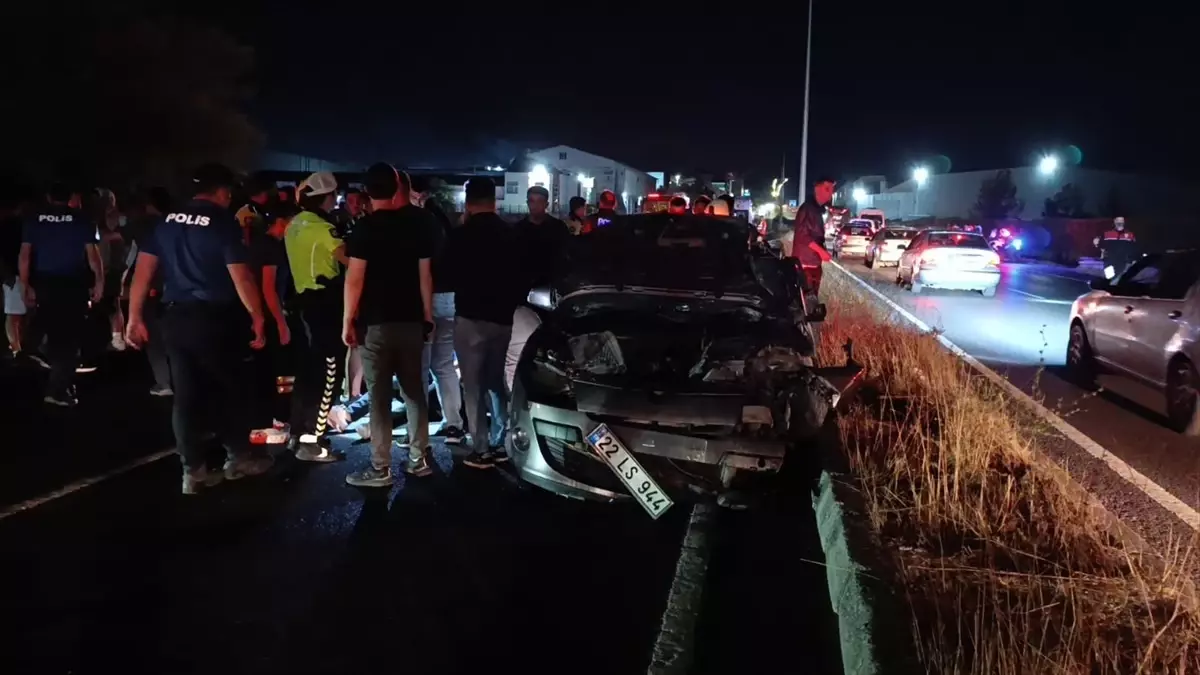 Tekirdağ’da Feci Kaza: 1 Ölü, 2 Yaralı