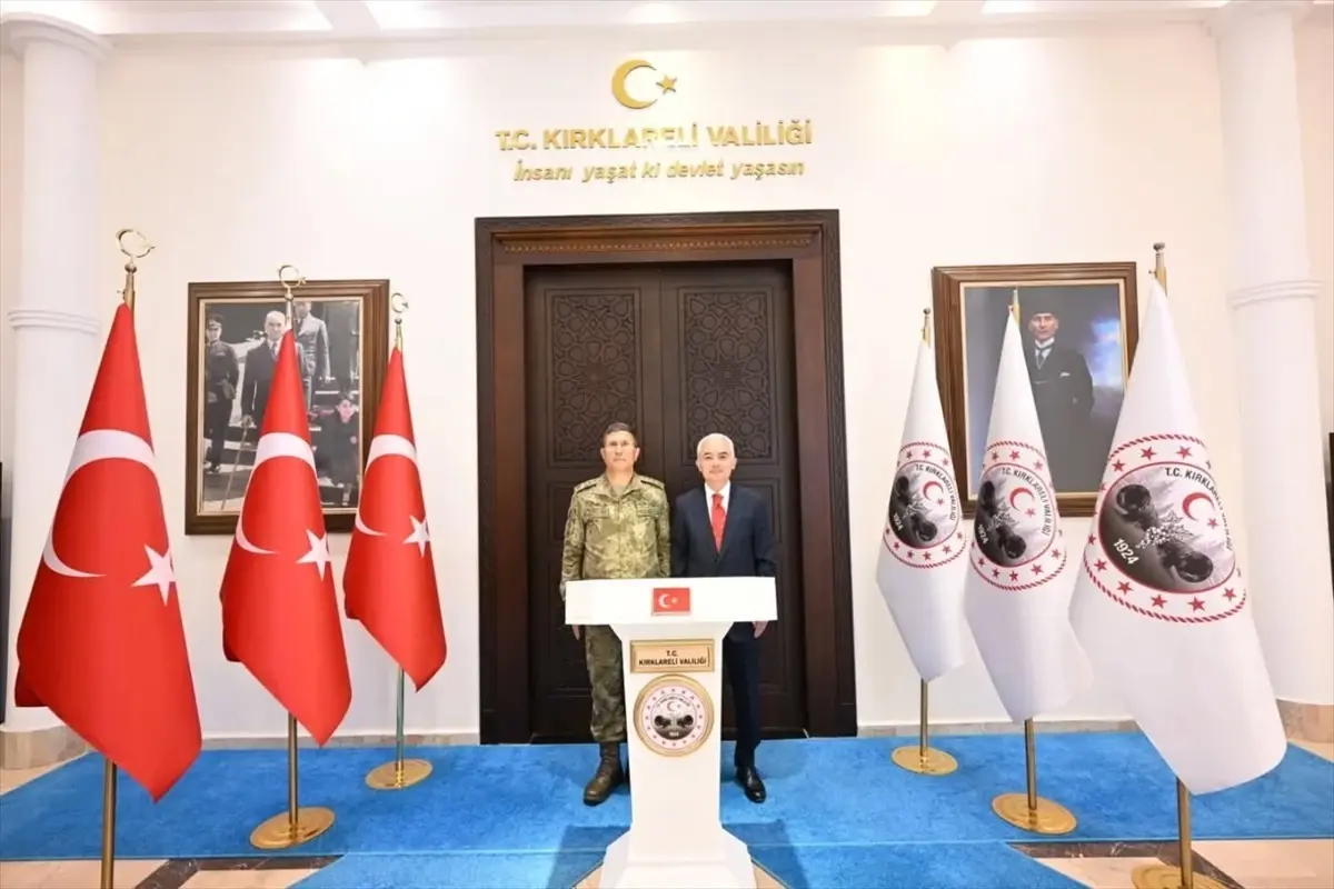 Yeni Ordu Komutanı Ersay, Vali Turan’ı Ziyaret Etti