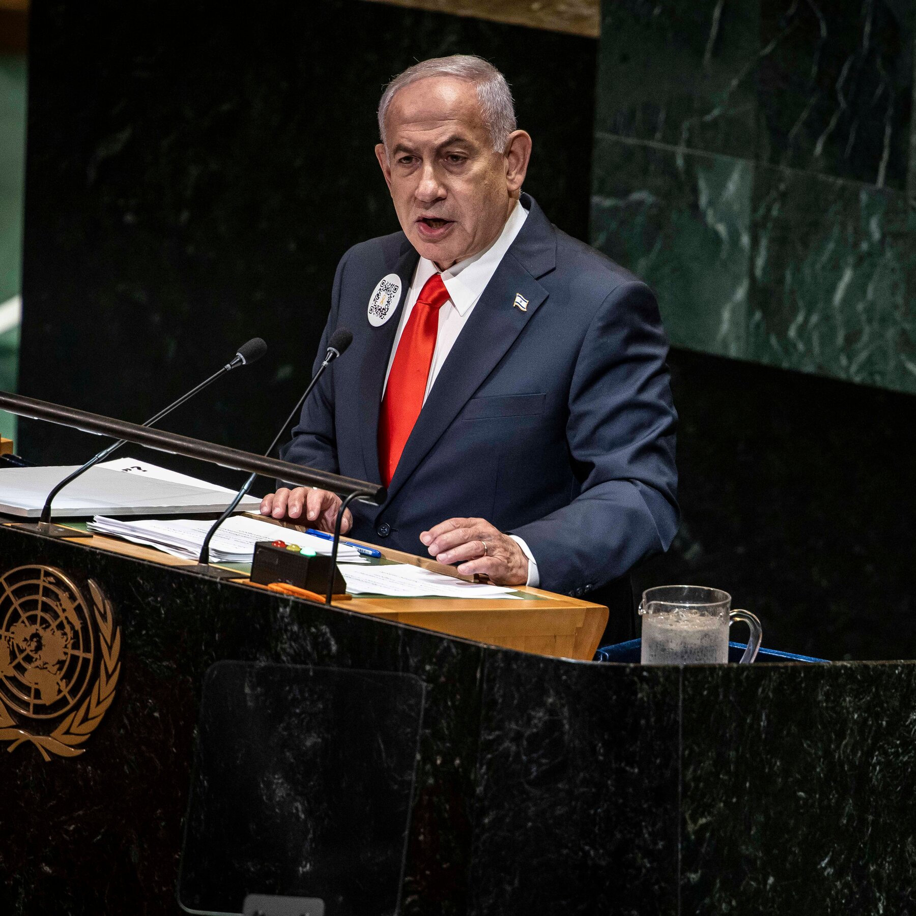Netanyahu’s Defiant U.N. Speech Aimed at Home as Well as the World