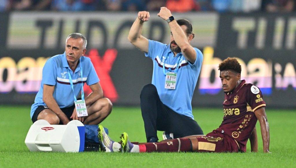 Trabzonspor, sakatlığı açıkladı: Samsunspor maçını yarıda bırakmıştı