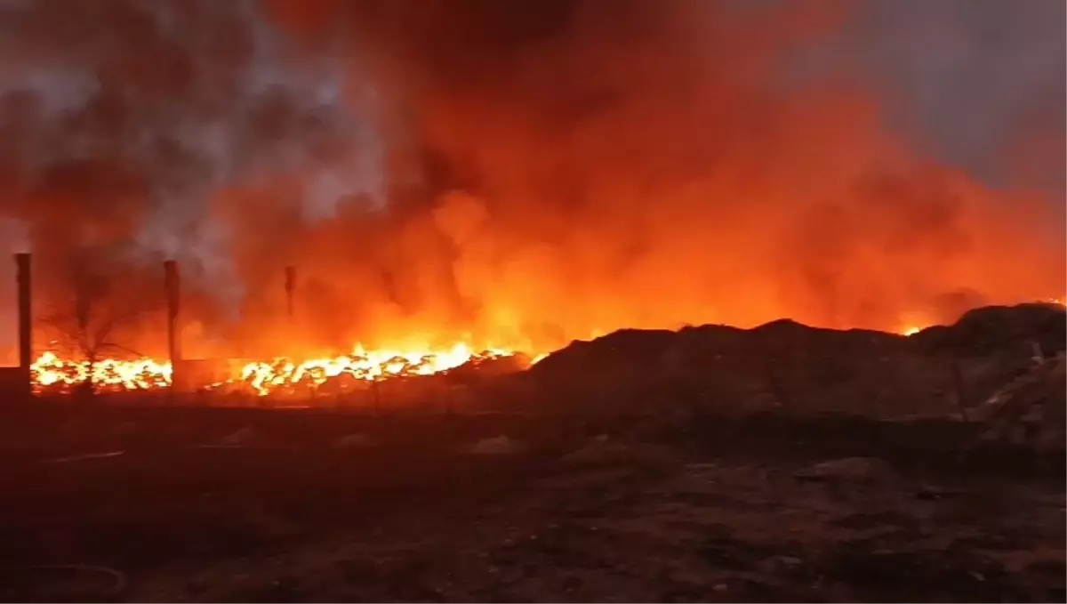 Adana’da Geri Dönüşüm Fabrikasında Yangın Krizi