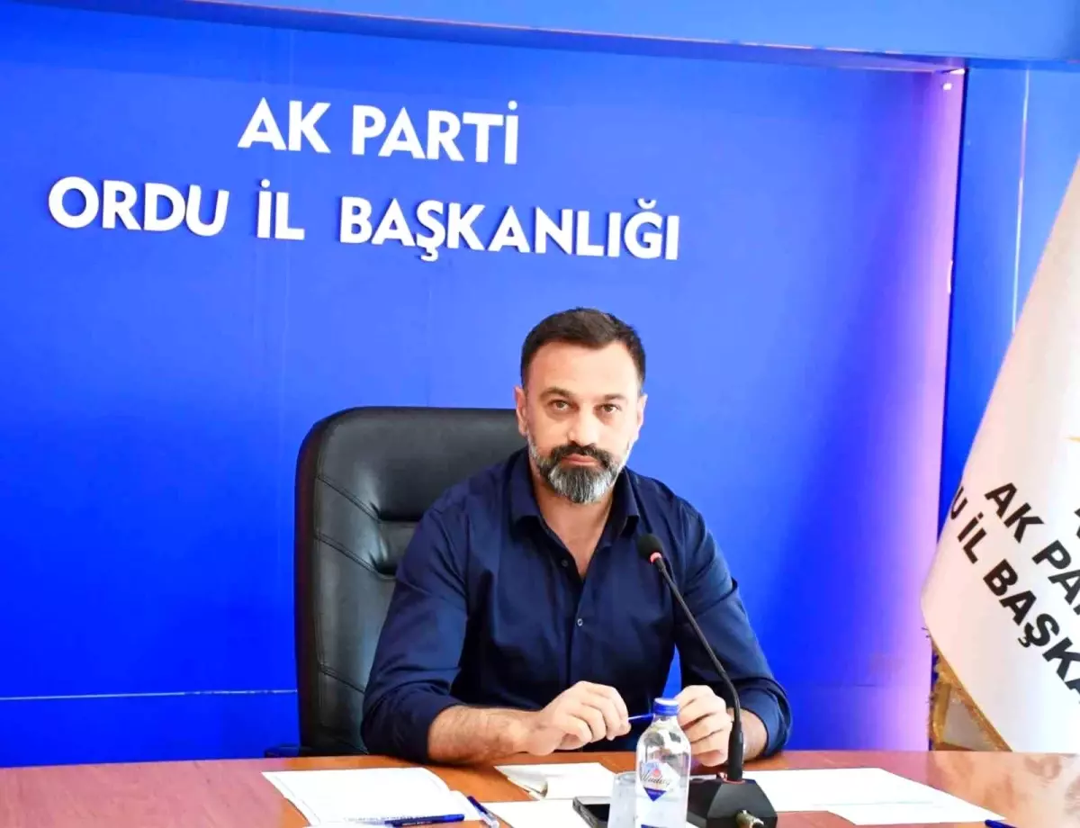 AK Parti Ordu İl Başkanı Selman Altaş İstifa Etti