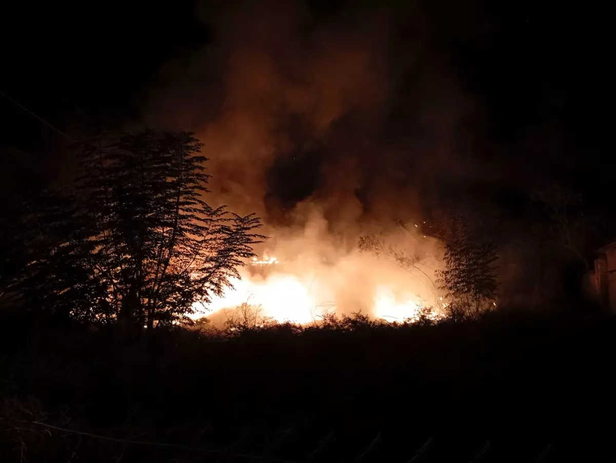 Plastik Kasalar Alevlere Teslim Oldu