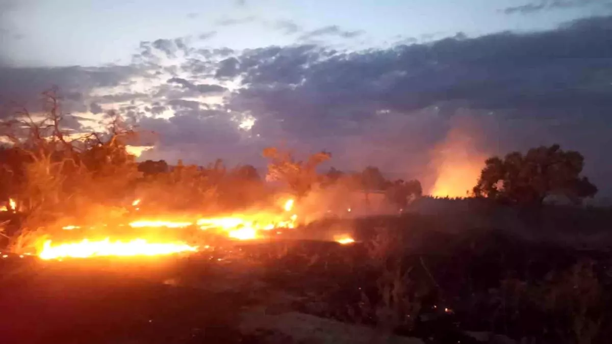 Burdur’da Otluk Alanda Çıkan Yangın Kontrol Altına Alındı