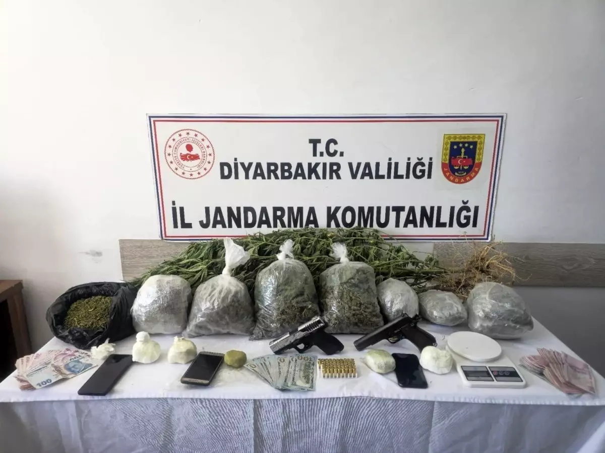 Diyarbakır’da 45 Kilo Esrar Ele Geçirildi