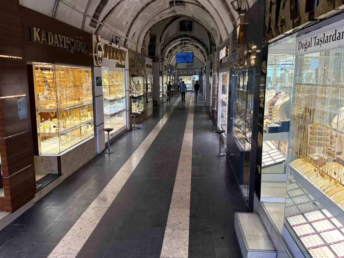 Diyarbakır’da Kuyumcular Çarşısında Altın Durgunluğu